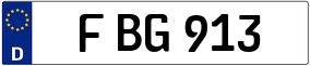 Truck License Plate